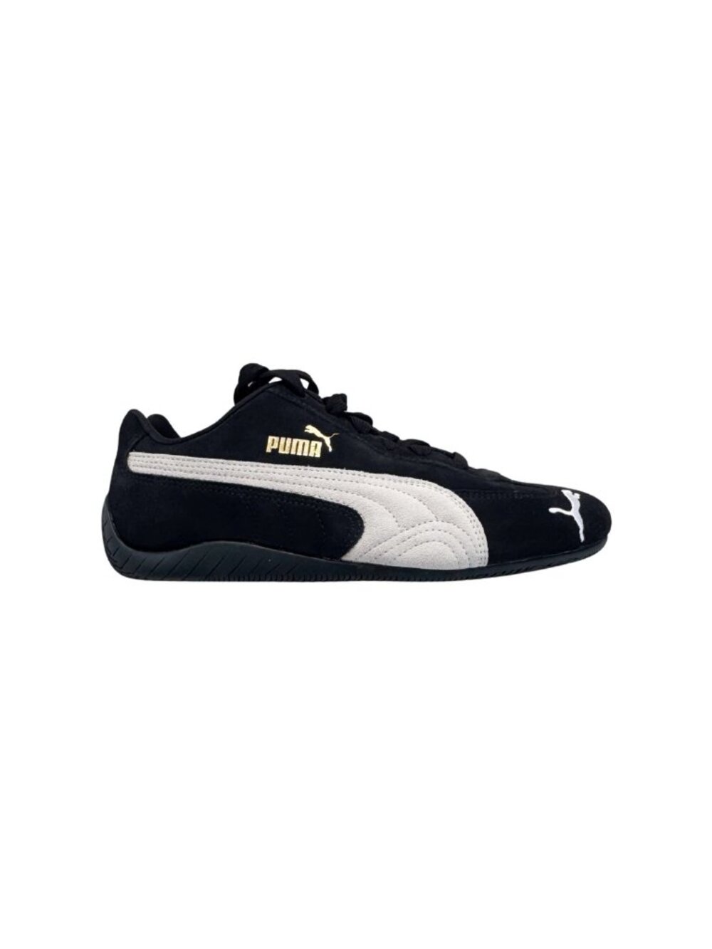 PUMA Speedcat OG Black Suede Low-Profile Racing Sneakers 8.5